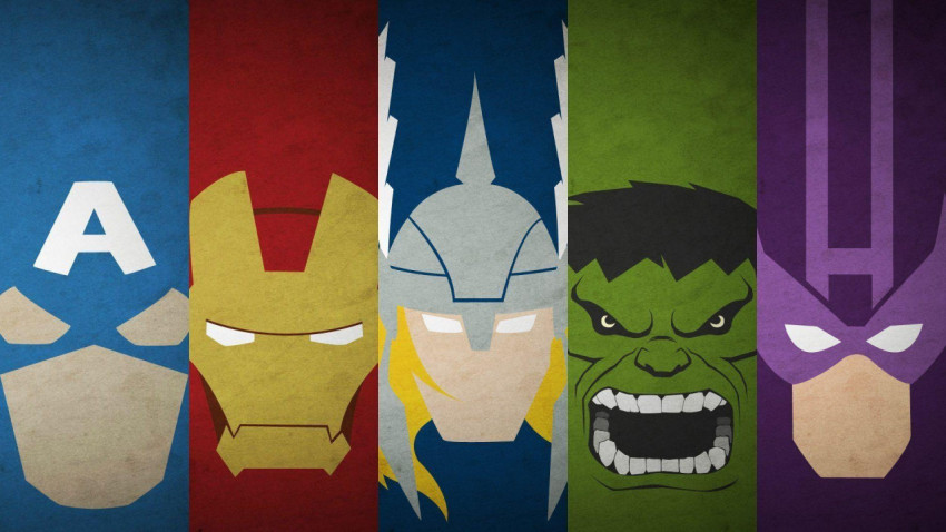 Minimalist Avengers Wallpapers